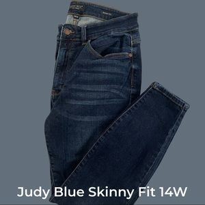 Judy Blue Skinny Fit Denim Jeans 14w